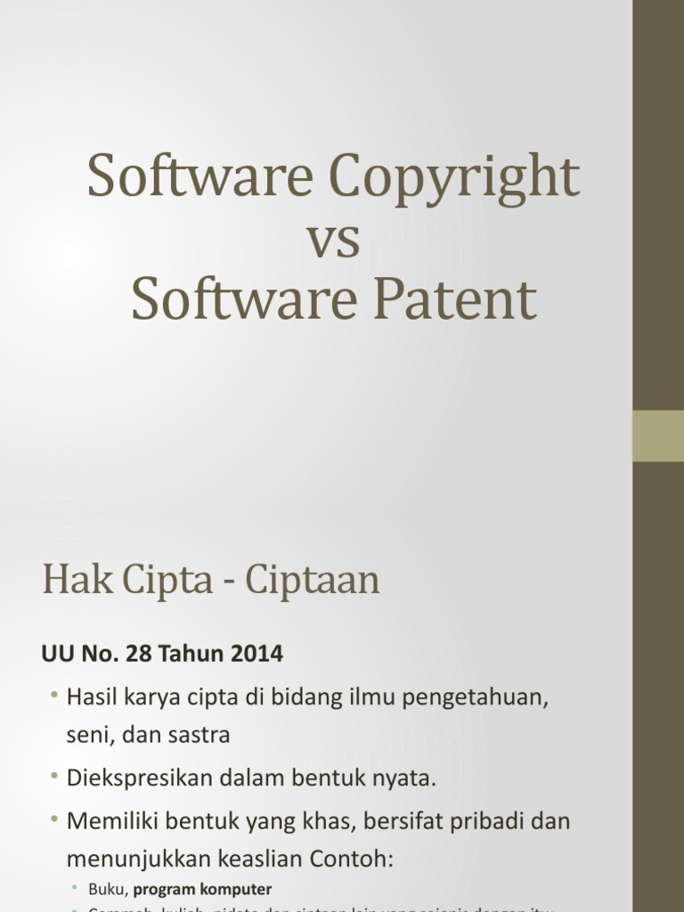 Software Copyright vs Patent Explained | PDF | Source Code | Patent
