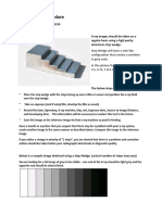 Step Wedge Procedure: Midwest Dental P/N: 647-0250