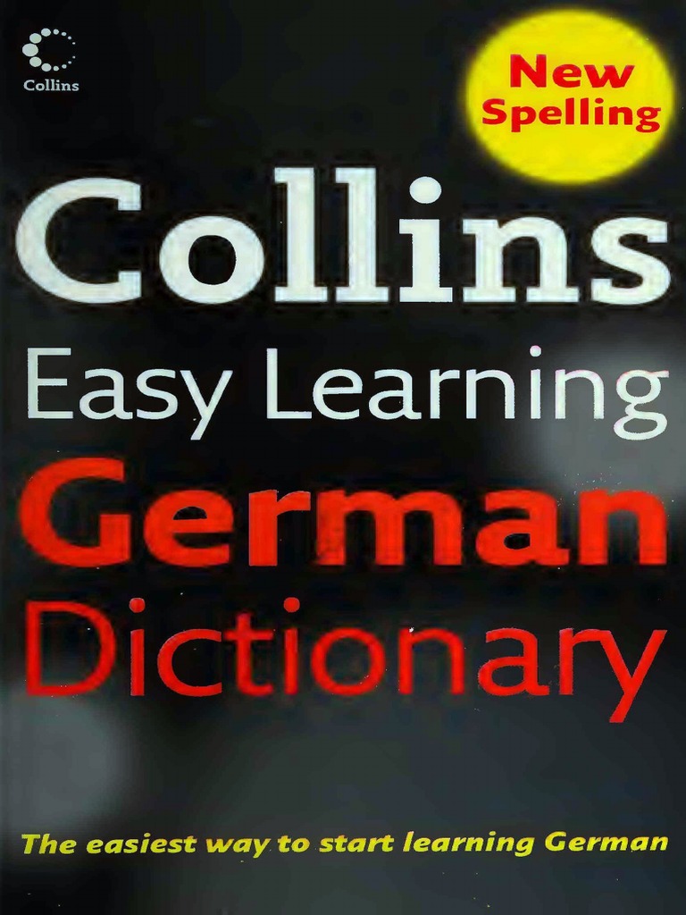 Collins Easy Learning German Dictionary PDF