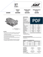 Data Sheet: 35 Frame Plunger Pumps