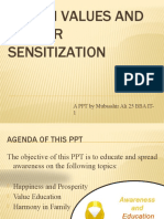 Human Values and Gender Sensitisation PPT Presentation Assignment 1 Final - PPTM