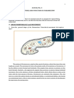 Activity No. 3 Structure and Function in Paramecium