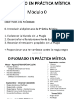 Módulo 0 - Diplomado de Práctica Mística - Alejandro Lavín