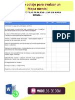 Lista de Cotejo para Evaluar Un Mapa Mental