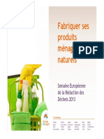 Fabriquer Ses Produits Ménagers Naturels. Semaine Européenne de La Réduction Des Déchets 2013