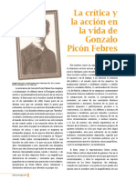 Critica y Accion en Al Vida de Gonzalo Picon Febres