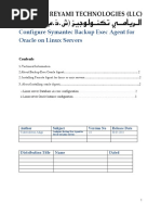 Configure BKP Exec Agent For Oracle On Linux Servers