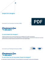 Prezentare Modulul 2 Dreptul de Retragere Al Consumatorului