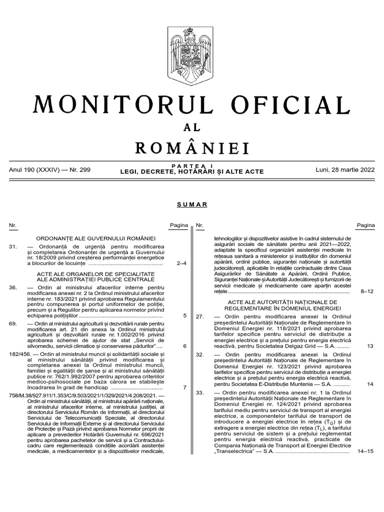 Monitorul Oficial Partea I Nr. 299 PDF