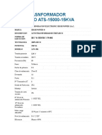 AUTOTRASNFORMADOR TRIFÁSICO ATS-15000-15KVA