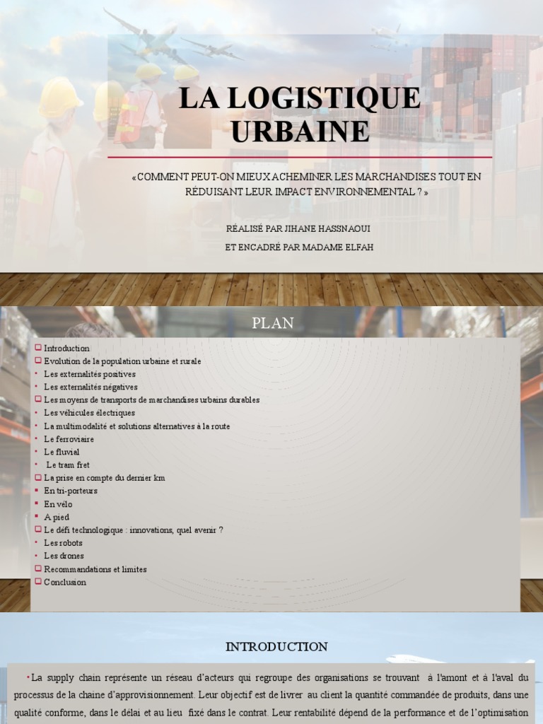Optimisation de la logistique urbaine | PDF | Transport | Logistique