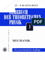Lehrbuch Der Theoretischen Physik - Band I - Mechanik by L.D. Landau, E.M. Lifschitz Paul Ziesche (HRSG.)