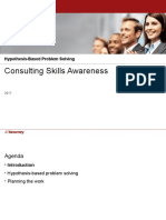 Consulting Skills Awareness: Hypothesis-Based Problem Solving