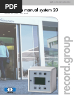 Record System 20 User Manual | PDF | Door | Troubleshooting