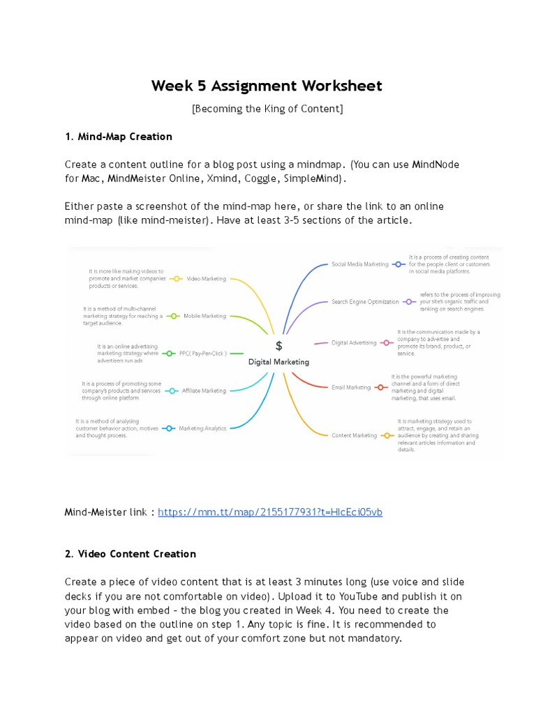 Content Creation Assignment Guide | PDF | Digital Marketing | Blog
