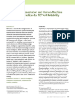 Intelligence Augmentation and Human-Machine Interface Best Practices For NDT 4.0 Reliability