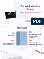 Frederick Winslow Taylor - Psicología Organizacional