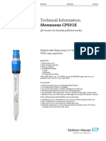 Sensor de PH para Procesos Quimicos Cps91e