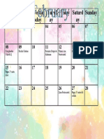 Monthly Planner February