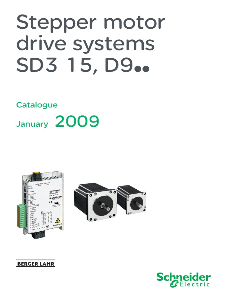Stepper Motor Drive Systems SD3 15, D9: Catalogue January | PDF ...