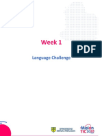W1 - Language Challenge