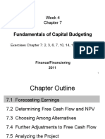 Fundamentals of Capital Budgeting: Week 4