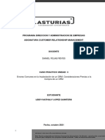 Caso Practico Unidad 3 Errores Comunes en La Implantación de Un CRM. Consideraciones Previas A La Compra de Un CRM