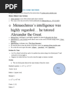 O Menaechmus's Intelligence Was Highly Regarded He Tutored Alexander The Great