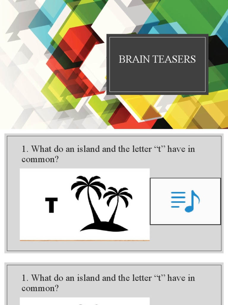 Brain Teaser PDF