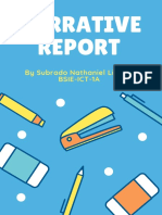 Narrative: by Subrado Nathaniel Liam D Bsie-Ict-1A