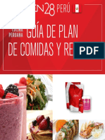 Guía de Plan de Comidas Y Recetas: Cocina Peruana