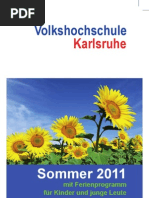 Download Volkshochschule Karlsruhe Sommerprogramm 2011 by ChezEskay SN56702595 doc pdf