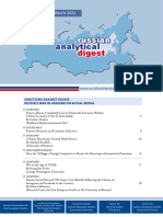 Russian Analytical Digest 280