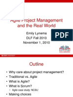 Agile Project Management and The Real World