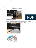 Mantenimiento Preventivo de La Impresora de Pruebas de Color