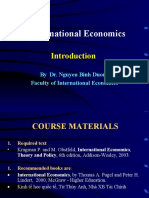 International Economics: by Dr. Nguyen Binh Duong Faculty of International Economics