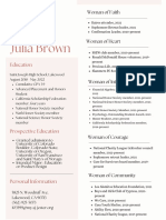 Marketing Manager Simply Feminine Resume