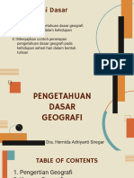 Pengetahuan Dasar Geografi