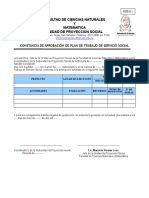 UPS-6-formato de Aprobación de Plan de Trabajo de Servicio Social