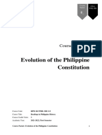 Packet-Evolution of The Philippine Constitution