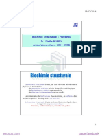 Prot Cours S3 (M15) Biochimie Structurale 2014-2015