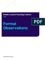 FORMAL OBSERVATION HANDBOOK - August21