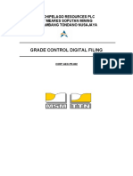 CORP-GEO-PR-002 Grade Control Digital Filing