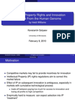 Human Genome Study Slide Summary