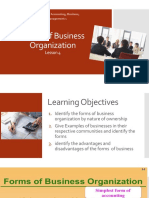 Lessons 4 & 5 - Forms of Business Organizations - March 7 & 9, 2022 (1)