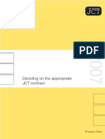 Deciding JCT Contract PDF