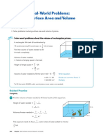 Real-World Problems: Surface Area and Volume: Lesson Objective