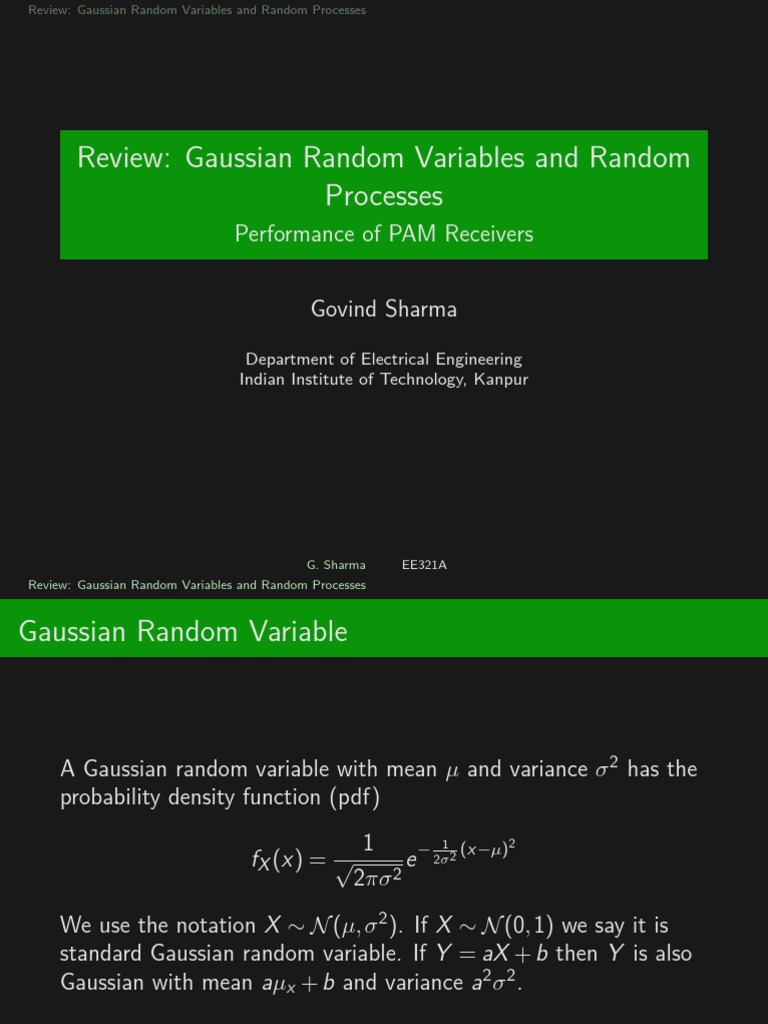 Product Of Gaussian Random Variables – GDAY