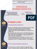 Non - Linear Pharmacokinetics
