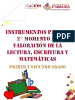 2021-2022. Lecturas y Matemáticas 2do Momento